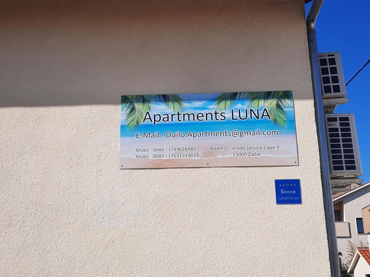Apartments Luna Zadar Exterior photo